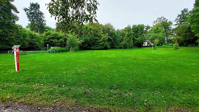 Die beliebte Liegewiese im Hörlepark ist derzeit verlassen – im Sommer aber tummeln sich hier viele Badegäste. Die Fläche dient als ...