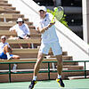 Kraftvoll: Der Tiengener Tim Rühl studiert noch zwei Semester in den USA und spielt Tennis für das Team der Arizona State University in ...