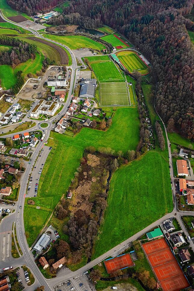Zwischen Osterholz, Eisweiher und Dillplatz soll der Aachpark entstehen.