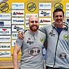 Das neue Trainerteam bei den Drittliga-Handballern der HSG Konstanz ab der Saison 2024/25: Cheftrainer wird Vitor Baricelli (links), als ...