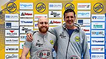 Das neue Trainerteam bei den Drittliga-Handballern der HSG Konstanz ab der Saison 2024/25: Cheftrainer wird Vitor Baricelli (links), als ...