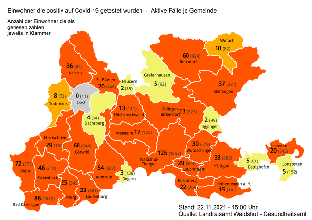 Bild 9: Corona-Ticker: Aktuelle Lage, Infektionszahlen und Entwicklungen am Hochrhein