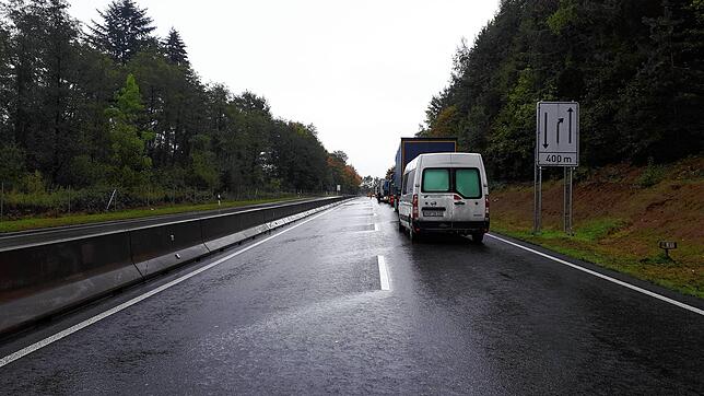 Der Verkehr in Richtung Meersburg war zum Erliegen gekommen.