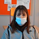Evelyn (16): „Natürlich mache ich mir Sorgen vor den Prüfungen, vor allem da, wo noch Lücken sind.“