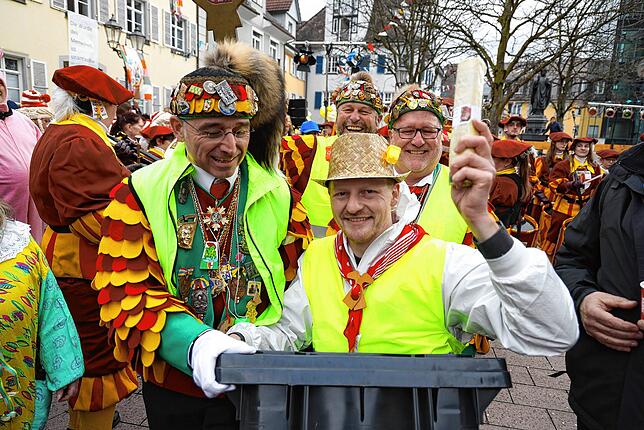 Bild 22: So bunt war der Rathaussturm in Radolfzell