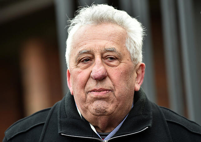 2018: Der ehemalige Generalsekretär der SED, Egon Krenz, bei einer Gedenkfeier in Friedrichsfelde/Berlin.