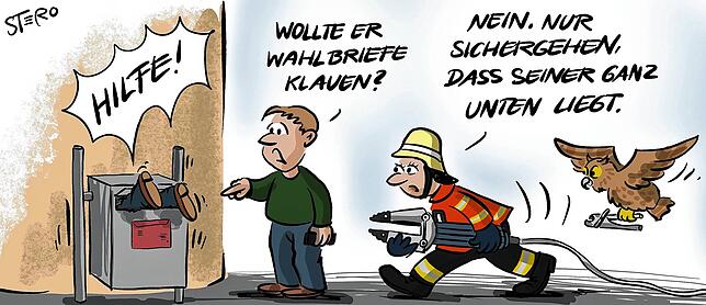 Bild 9: Das Jahr 2021 in zwölf Karikaturen