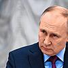 Undurchdringliche Miene und erstaunlich glatt im Gesicht für 69 Jahre: Ein typischer Blick von Russlands Präsident Wladimir Putin.