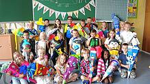 21 Schüler wurden dieses Jahr an der Grundschule in Küssaberg in der Klasse 1a eingeschult. Klassenlehrerin ist Frau Ips.