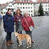 Anna-Marie Schlaich, Anja Dobe mit Hündin Liv und ihre Mutter Christine Stockmann.