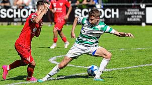 Sven Bode (rechts, hier noch im Dress des FC Kreuzlingen) kehrt zum SC Konstanz-Wollmatingen zurück.