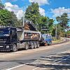 Die Fahrbahn des Habsburgerrings wird abgefräst. Diese Aufnahme entsteht am Montagvormittag, 22. August. Am Abend ist der gesamte ...