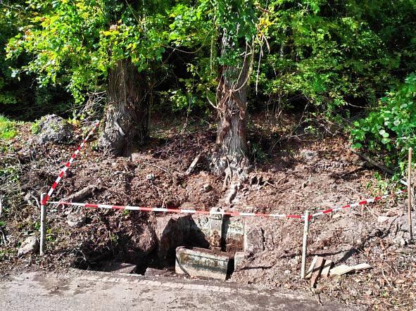 Technisch aufwendig war es, den Brunnen an das heutige Straßenniveau anzupassen.