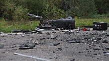 Ein Trümmerfeld war die B317 bei Maulburg nach einem tödlichen Unfall am Dienstagmittag.