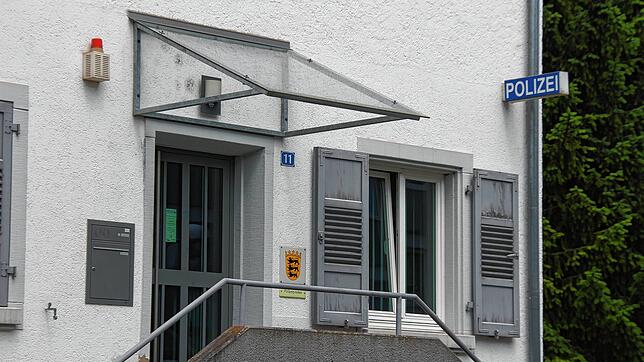 Der Polizeiposten in Gottmadingen: 2023 lag die Kriminalität in der Gemeinde unter dem Vor-Corona-Niveau – zumindest wenn man die ...