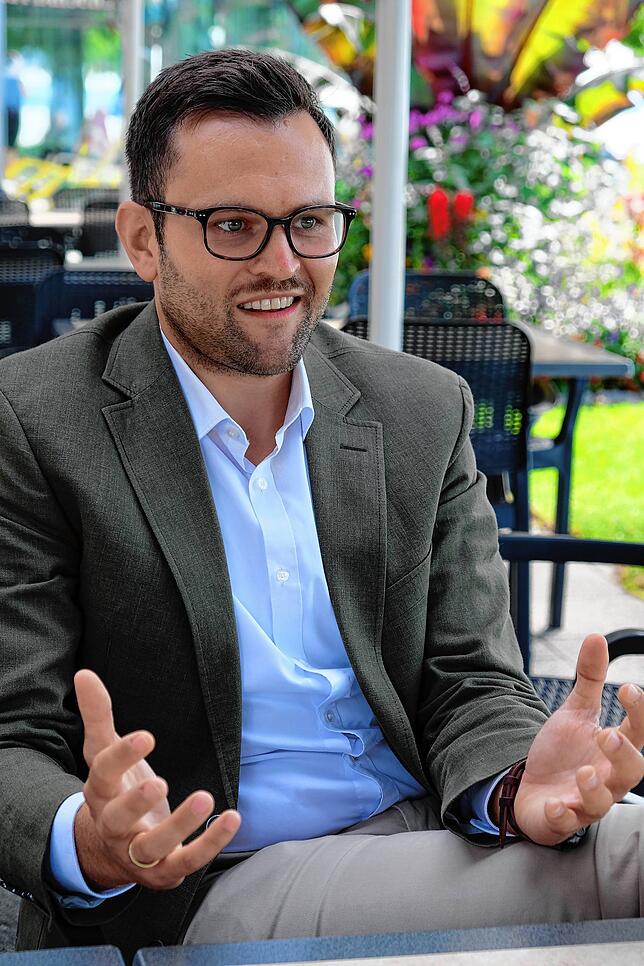 Bürgermeister Johannes Henne setzt trotz Corona auf Weiterentwicklung der Infrastruktur in seiner Gemeinde.