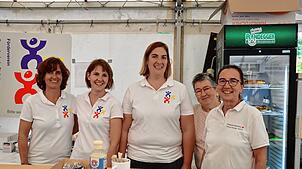Bild : Zahlreiche Besucher beim Dorffest in Stahringen