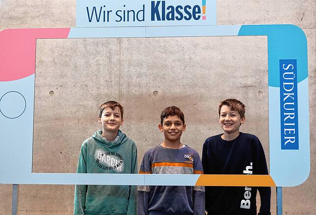 Bild 1: Alle Selfierahmen-Bilder der SÜDKURIER „Klasse!“-Veranstaltung in Singen