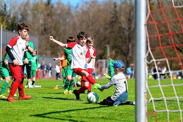 Bild 2: Kleine Kicker ganz groß! Unsere Bilder vom F-Jugendturnier des SC Bankholzen-Moos