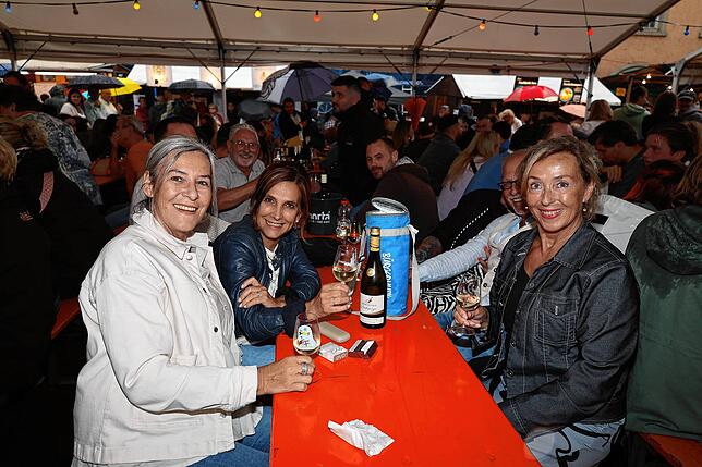 Bild 9: Beim Konstanzer Weinfest 2025 steigt schon am Eröffnungsabend die Stimmung - Die schönsten Bilder