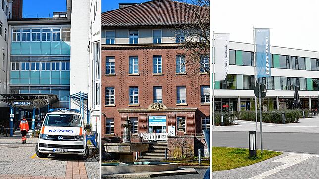 (Archivbild) Drei Schicksale: Das Aus für das Krankenhaus in Radolfzell (links), eine voraussichtliche Schließung und Neubau in Singen ...