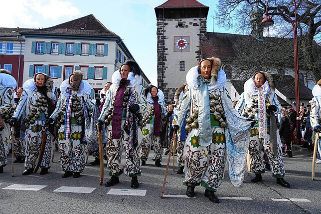 Bild 14: So schön war es am Dienstag beim großen Umzug in Villingen (Teil 1)