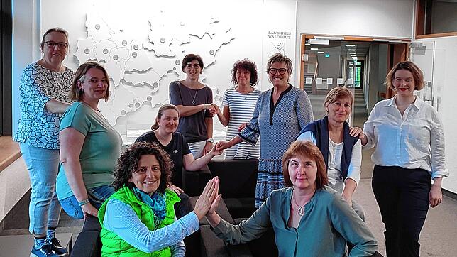 Sie organisieren die Frauenaktionswochen (von links): Gabriele Trapp, Diözesanstelle Hochrhein; Marie-Christin Spitznagel, Landfrauen OG ...