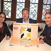 Halten an Facebook bei der Sportlerwahl fest, aber in reduziertem Umfang, von links: Adelheid Hug, Oberbürgermeister Jan Zeitler, ...