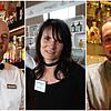 Verstehen ihr Handwerk als Barkeeper (von links): Erim Türkmen von der Friedrichs Bar im Hotel 47 Grad, Heike Stehle von der Wunderbar ...