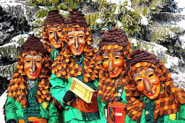 Die Höchenschwander Tannenzäpfle-Zunft feiert wieder Fasnacht.
