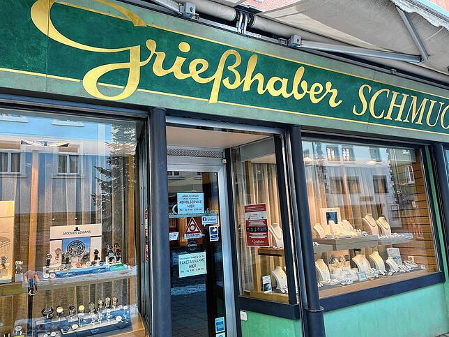 Grießhaber Schmuck in der Villinger Rietstraße.