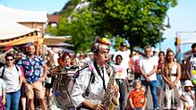 Konzerte, Theater, Kleinkunst: All das soll es auch dieses Jahr wieder beim Kulturufer geben. Hier ein Eindruck aus dem Jahr 2024.