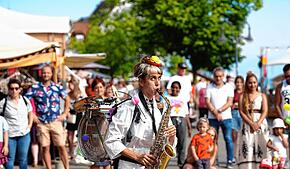 Konzerte, Theater, Kleinkunst: All das soll es auch dieses Jahr wieder beim Kulturufer geben. Hier ein Eindruck aus dem Jahr 2024.