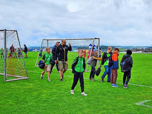 Bild 26: Jugend-Turniere und Frühschoppenkonzert beim Sportfest am Hasenwald in Riedern am Wald
