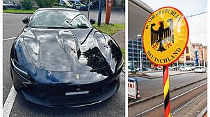 Für diesen Ferrari musste ein Autofahrer am Mittwoch beim Zoll in Konstanz 124.000 Euro nachzahlen.