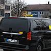 Die Konstanzer Taxis sind am Donnerstag, 29. Februar, in großer Zahl in der Stadt unterwegs. Denn die Bushaltestellen, wie hier im ...