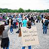 Eine Protestkundgebung der Initiative Querdenken 711 in Stuttgart. Das Foto entstand im Mai 2020.