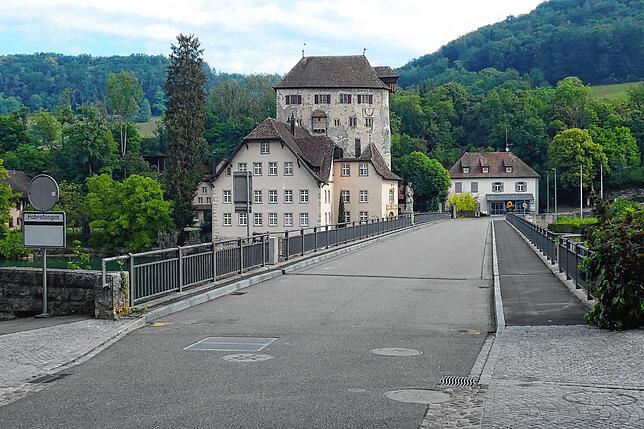 Bild 1: So sieht es an der Grenze Hohentengen aus