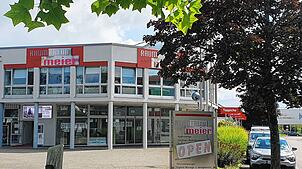 Ausblick: Thomas Phillips zieht ins Erdgeschoss von Raum Trend Meier im Gewerbegebiet Schildgasse in Rheinfelden ein. Der Fachbetrieb ...