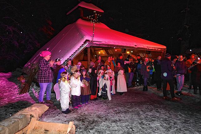 Bild 13: Waldweihnacht der Kolpingsfamilie
