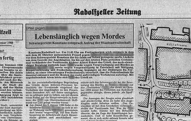 So berichtete der SÜDKURIER 1988 über das Gerichtsurteil.