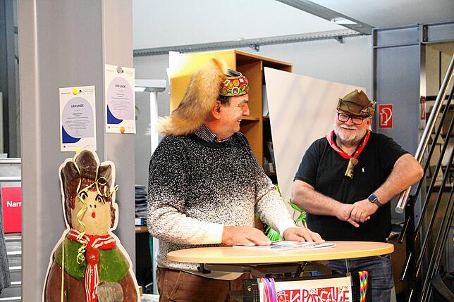 Verstehen sich gut: Lothar Rapp und Peter Zabel.
