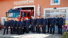 Der Feuerwehrabteilung Schwerzen gehören derzeit 24 aktive Mitglieder an. Bild: Feuerwehr