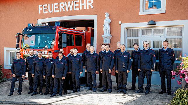 Der Feuerwehrabteilung Schwerzen gehören derzeit 24 aktive Mitglieder an. Bild: Feuerwehr