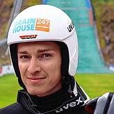 Manuel Faißt (SV Baiersbronn) beim Training auf der neuen Rothausschanze in Hinterzarten.