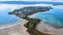 Blick auf die Insel Reichenau: Vor 25 Jahren wurde die Klosterinsel zum Unesco-Weltkulturerbe ernannt. Um das zu feiern, hat die ...