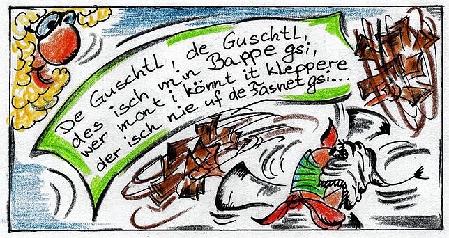 Das Vorkleppern der Profis beginnt. Fabian Dieterle ist nicht nur der Zeremoniemeister beim Preiskleppern, er ist der Sohn von ...