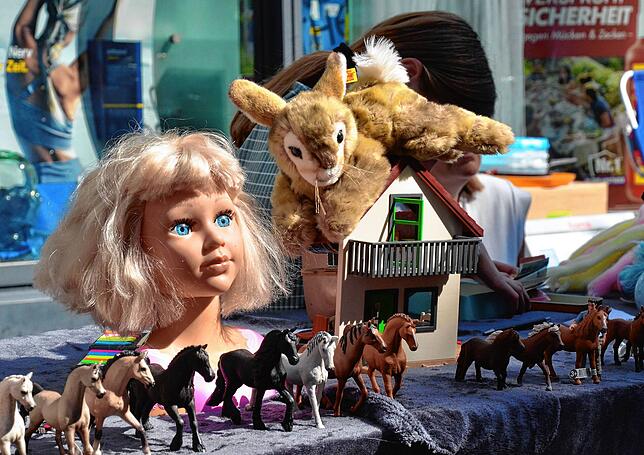 Bild 13: Reges Treiben auf dem Flohmarkt in Markdorf
