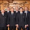 Im Mittelpunkt der Hauptversammlung der Feuerwehr standen Rechenschaftsberichte (von links): Georg Rupp (stellvertretender ...