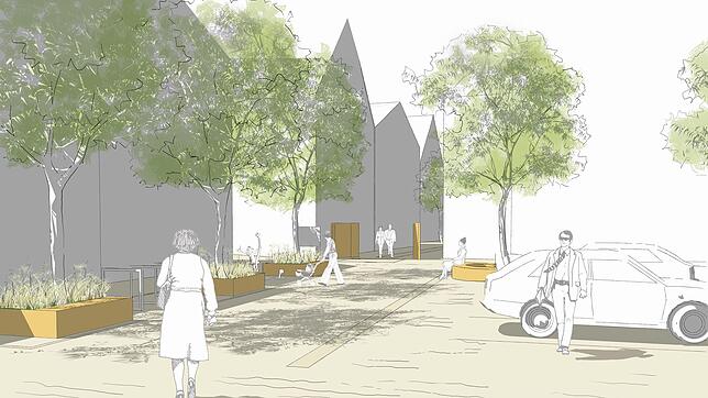 So soll der Eingang zur Hauptstraße ab 2024 aussehen.